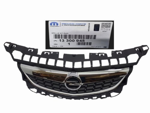 Grille with Logo and Strips 13300945 Opel Astra Original New