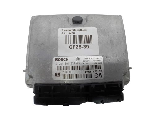 Engine Controller 0281001873  09136118 Bosch Opel