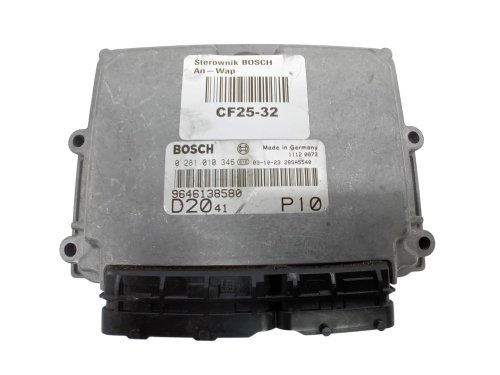 Engine Controller 0281010346  9648312780  Jumper Boxer Ducato