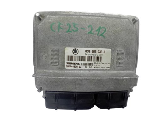 Controller 03E906033A 5WP4430507 Skoda Siemens 
