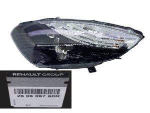 Headlight Left 260606760R New OE Renault Scenic III