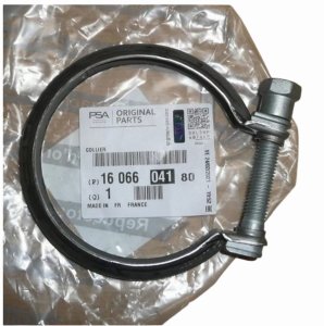 Catalytic Converter Pipe Clamp 1606604180 Citroen Jumper III Original New