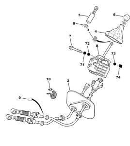Shift Bracket Jumper 2 2400FF  New Original