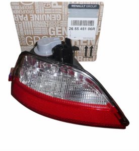 Reversing Lamp Right 265545106R Dacia Duster 17- Original New