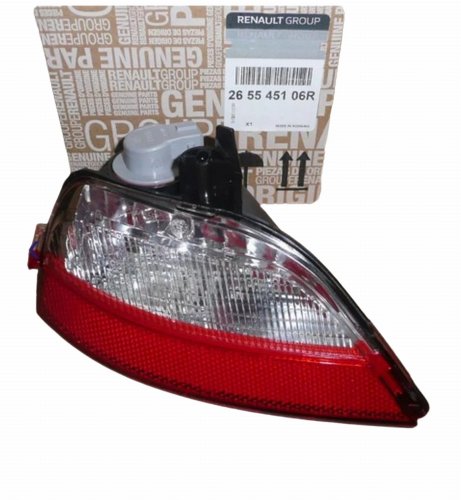 Reversing Lamp Right 265545106R Dacia Duster 17- Original New
