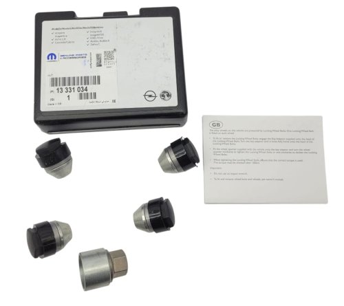 Locking Wheel Nuts 13331034 Opel Original New