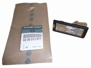 License Plate Light 8200013577 Renault Laguna II Original New