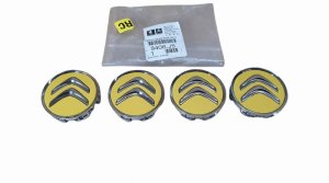 Center Cap For Alloy Wheels 59mm 9406.J5 9406J5 Yellow Citroen C1/C2/C3 Original New