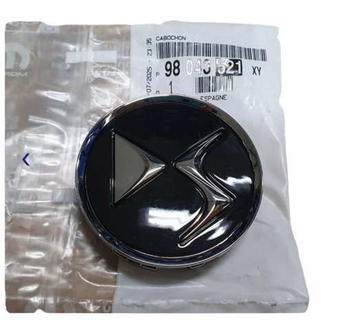 Wheel Bolt Cover 98043521XY Black Citroen DS3/7/Cossback/D8 Original New