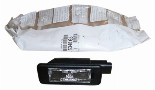 License Plate Lamp 6340G3 6340.G3 Citroen C4/C5 III Peugeot 308/508 Original New