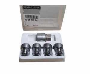 Anti-Theft Bolts 8201709741 Set Renault Original New