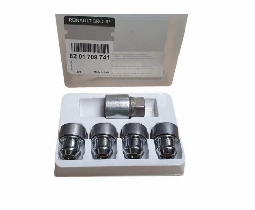 Anti-Theft Bolts 8201709741 Set Renault Original New