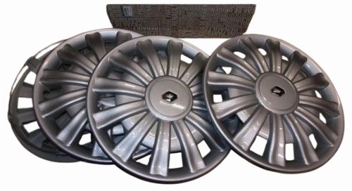 Hubcaps 15'' 7711943955 Set Of 4 Renault Original New