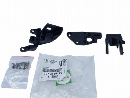 Left Headlight Bracket Set 1618066480 Citroen C3 III Original