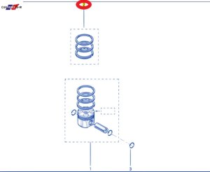 Piston Rings 7701476895 Renault Master 2, Trafic 2 New Genuine