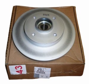 Rear Brake Disc 424934 4249.34 Citroen C4 Peugeot 307 Original New
