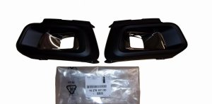 Fog Light Frame Set 1627680180 Peugeot 308 II Original New