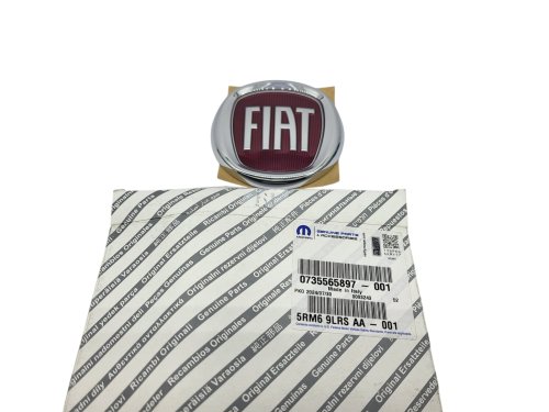 Rear Emblem 735565897 Fiat 500 Original New