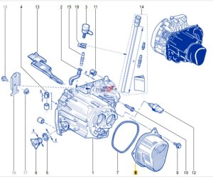 Gearbox Housing 3213100QAB Renault Scenic Megane 1.5 dCI New Original