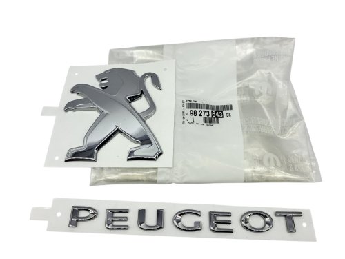 Rear Emblem 98273643DX Peugeot Partner III/Rifter Original New