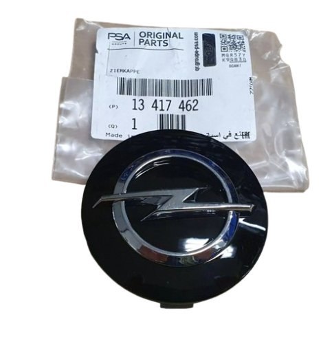 Wheel Center Cap 13417462 Opel Corsa D Black Original New
