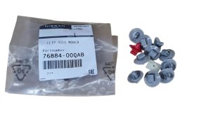 Side Trim Clips 7688400QAB Set of 12 Renault Kangoo / Master II Original New