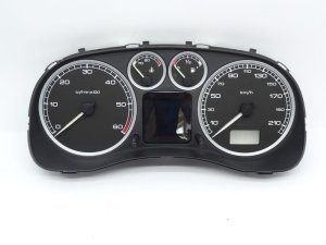 Instrument Cluster, Instrument Cluster, Tachometer 9636708880 Peugeot 307 New Genuine