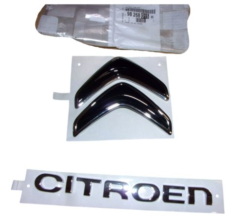 Rear Emblem 9826801580 Citroen C4 Cactus Genuine New
