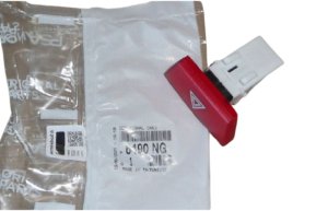 Hazard Light Control 6490NG Citroen Peugeot C1 107 New Original 