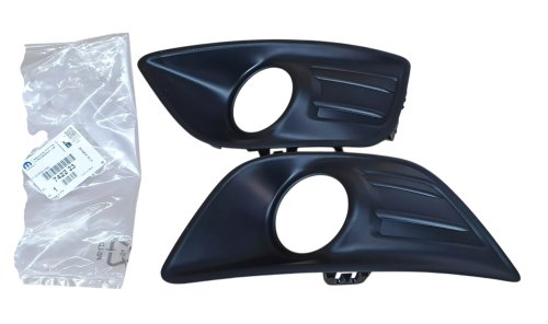 Fog Light Cover Set 742223 7422.23 Citroen C4 Genuine New