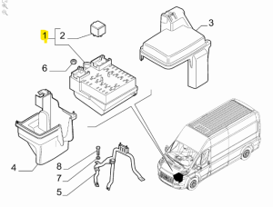 BSM Module 1349946080 Citroen Jumper Peugeot Boxer 2006> Original New