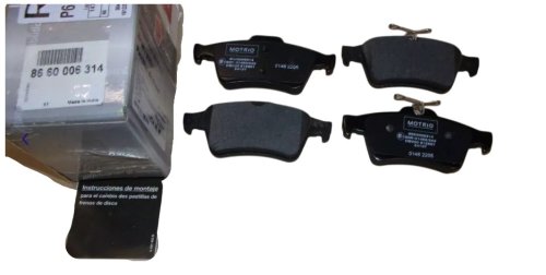 Brake Pads 8660006314 Renault Laguna III Citroen C5 III Rear Genuine New