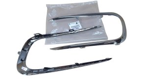 Halogen Frame Set 1617537680 Chrome Citroen C4 Grand Picasso Original New