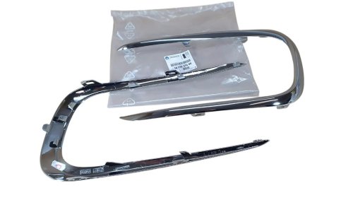 Halogen Frame Set 1617537680 Chrome Citroen C4 Grand Picasso Original New