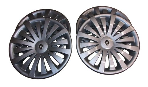15 Inch Wheel Covers Set of 4 7711943949 Renault Genuine New