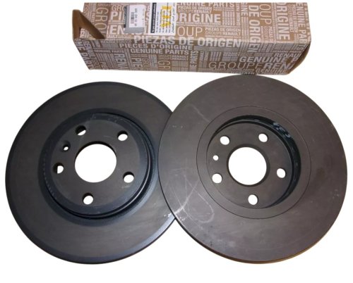 Front Brake Disc Kit 402064230R Renault Kangoo II Vented Genuine New