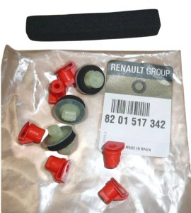 Rear Spoiler Clip Set 8201517342 Renault Megane II Estate Genuine New