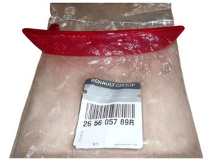 Right Rear Bumper Reflector 265605789R Renault Clio IV Estate Genuine New