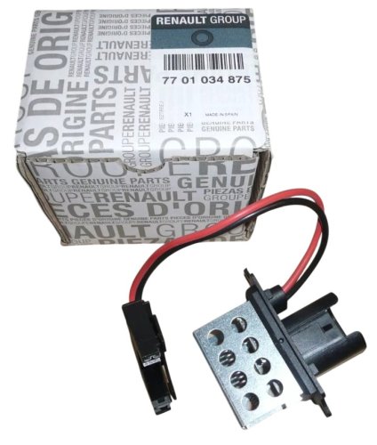 Blower Motor Resistor 7701034875 Renault Clio Kangoo 1.2 1.5 dCi 1.6 16V Genuine New
