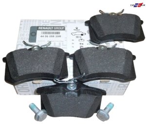 Brake Pads Rear 440605839R Renault Clio 3 Fluence Original